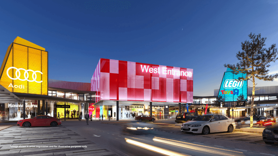 Exterior view of West Entrance & the car park near Sunway Hotel Big Box