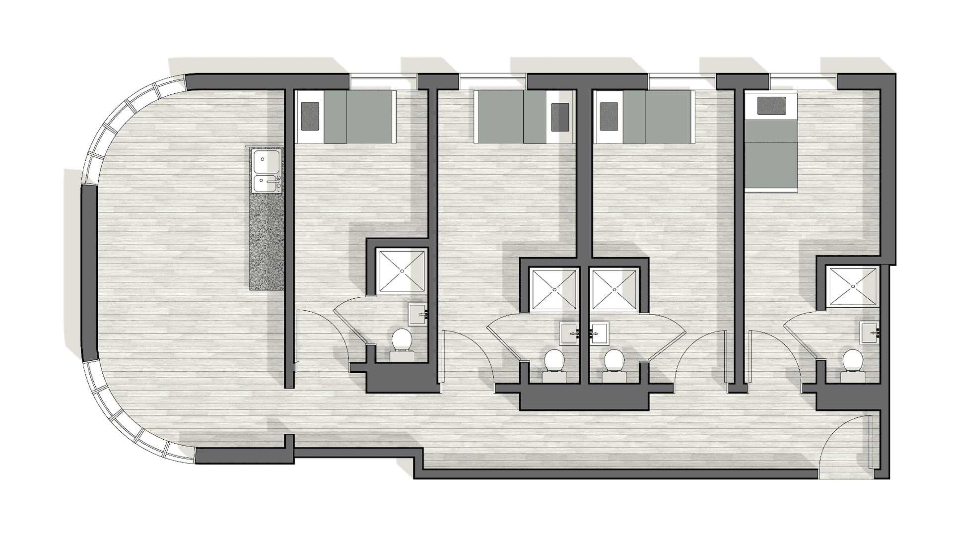 UL Perth Central Floorplan - 4B