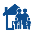 Vector illustration of Family Friendly used at Sapphire Sands Villas