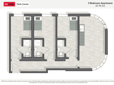 UL Perth Central Floorplan - 3B