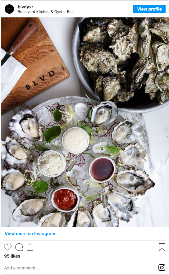 The Best Restaurants In Vancouver - Boulevard Kitchen And Oyster Bar