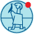 Vector illustration of Arrival Plaza icon used at EL Conquistador Resort