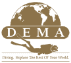Logo of DEMA used at Golden Rock Resort