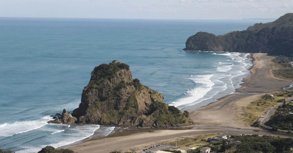 Piha Beach is Auckland at its best.