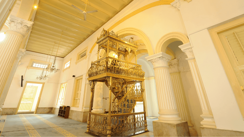 An Interior view of Masjid Sultan Abu Bakar near Sunway Hotel Big Box