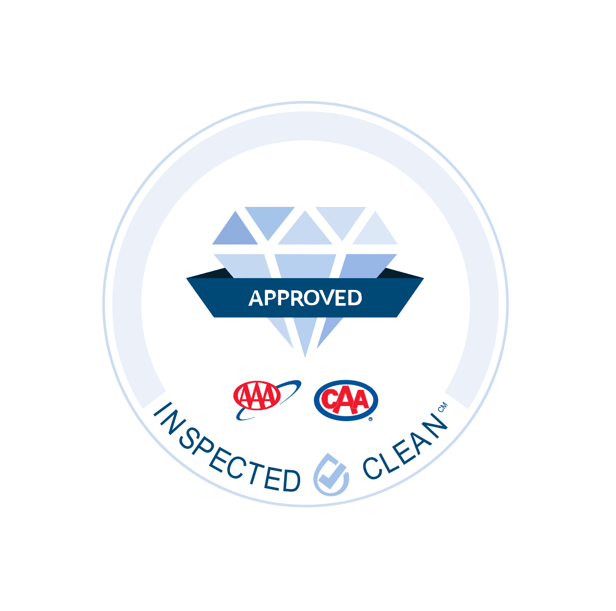 AAA and CAA logos inside a circular badge with the text approved inspected clean at Paradox Vancouver