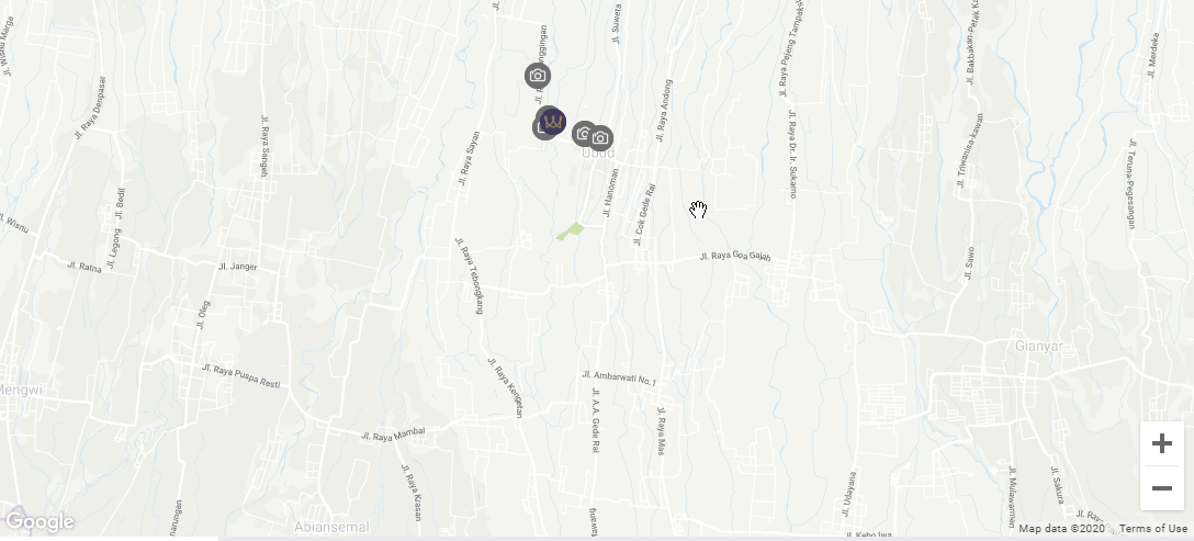 Map Location of Warwick Ibah Luxury Villas & Spa
