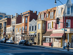 View of the H street corridor near Kellogg Conference Center