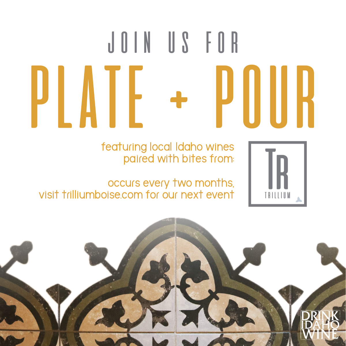 Plate and pour event at trillium