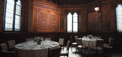 2 banquet tables in a meeting room at The Abbey Inn