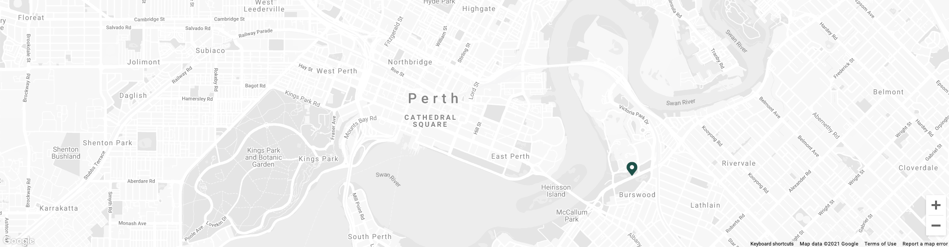 Map image of Crown Promenade Perth