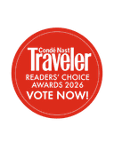 Logo of Conde Nast Traveler Readers\' Choice Awards 2026 used at Mountain View Grand Resort & Spa