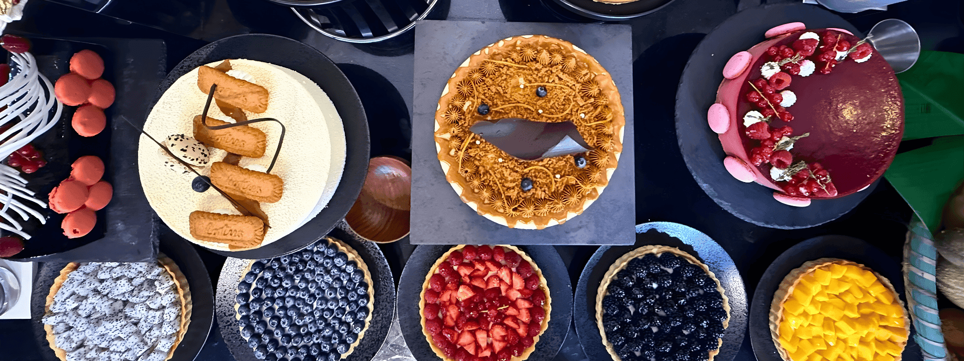 Desserts at Asma Hotel