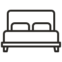 King bed (twin share available)