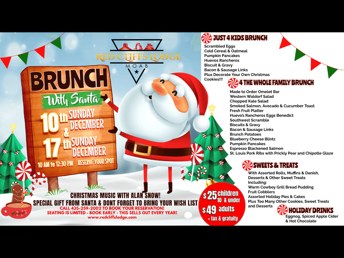 Red Cliffs Lodge Brunch with Santa