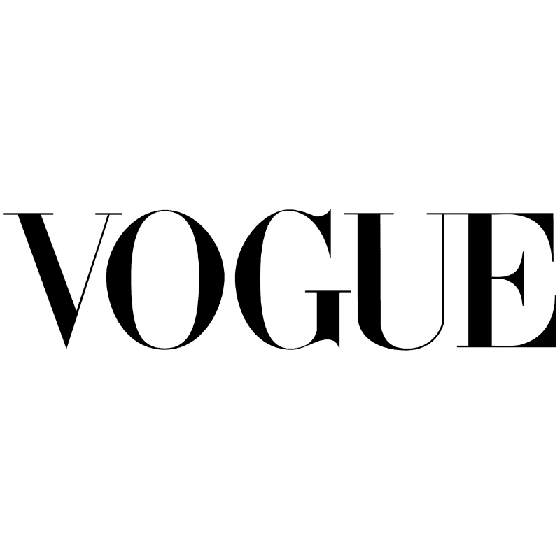 Official Vogue logo on white background at Esme Miami Beach