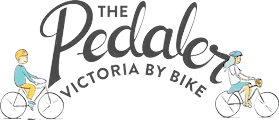 The Pedaler Victoria by Bike logo used at Pendray Inn & Tea House