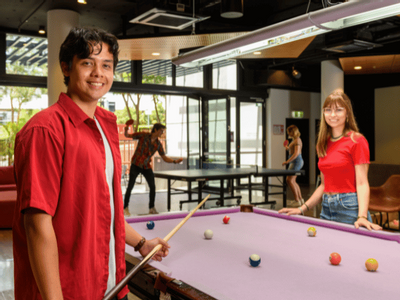 UniLodge South Bank Common Area and Games Area