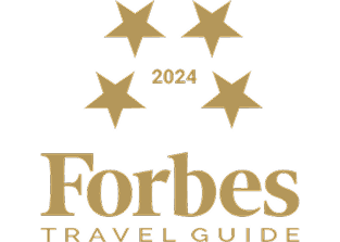 Logo of Forbes Travel Guide 2024 Four-Star Award