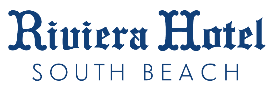 Navy blue logo of Riviera Hotel South Beach