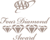 Logo of the Four Diamonds Award at The Peabody Memphis