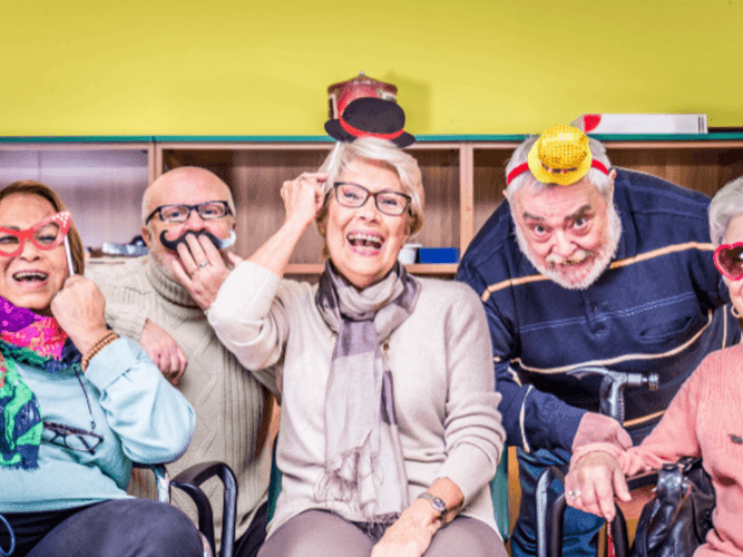 Senior citizens enjoying their stay at Diamond Sedona Portal Hotel