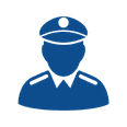 Vector illustration of 24/7 Security used at Sapphire Sands Villas