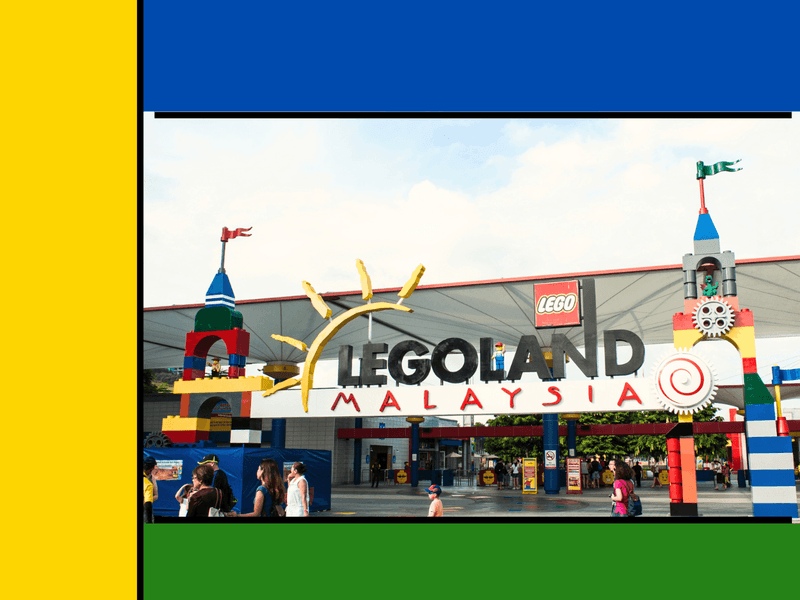 Crowd visiting to the Legoland Malaysia near Sunway Hotel Big Box