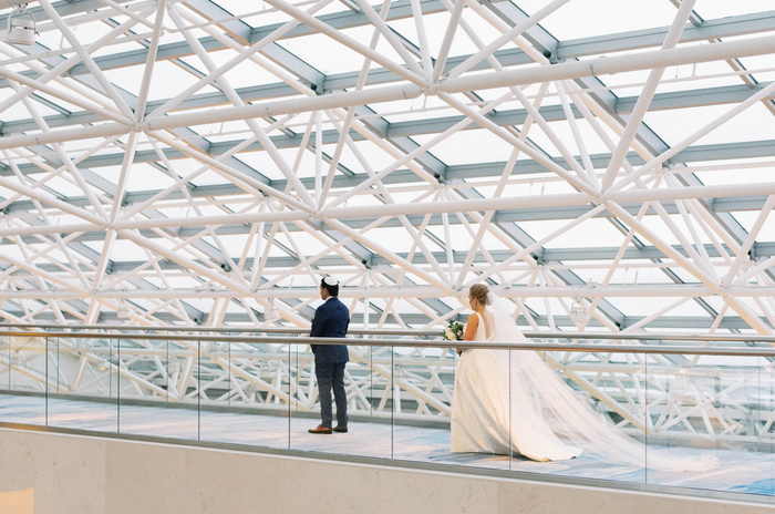 First look at the wedding couple at The Diplomat Resort