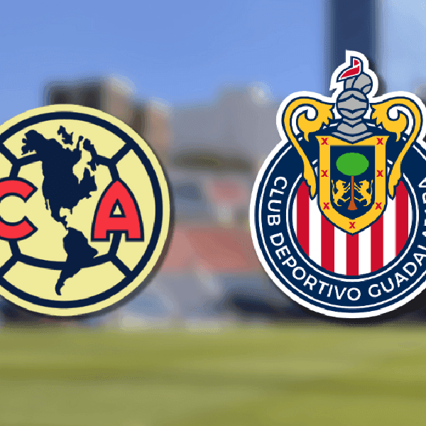 Chivas y América en Clásico Nacional.