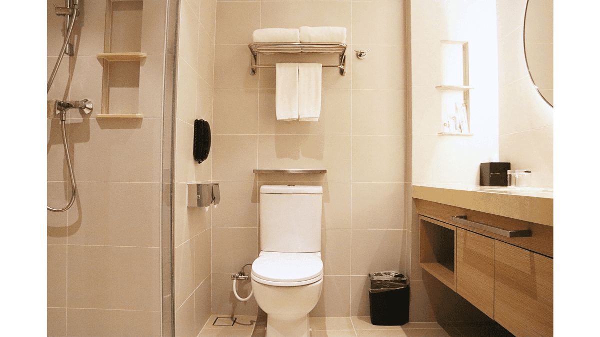 Bathroom vanity of Superior King Room at Sunway Putra Hotel
