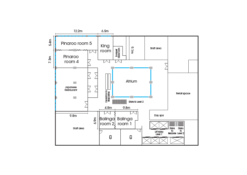 Floor plan used at The Grace Sydney