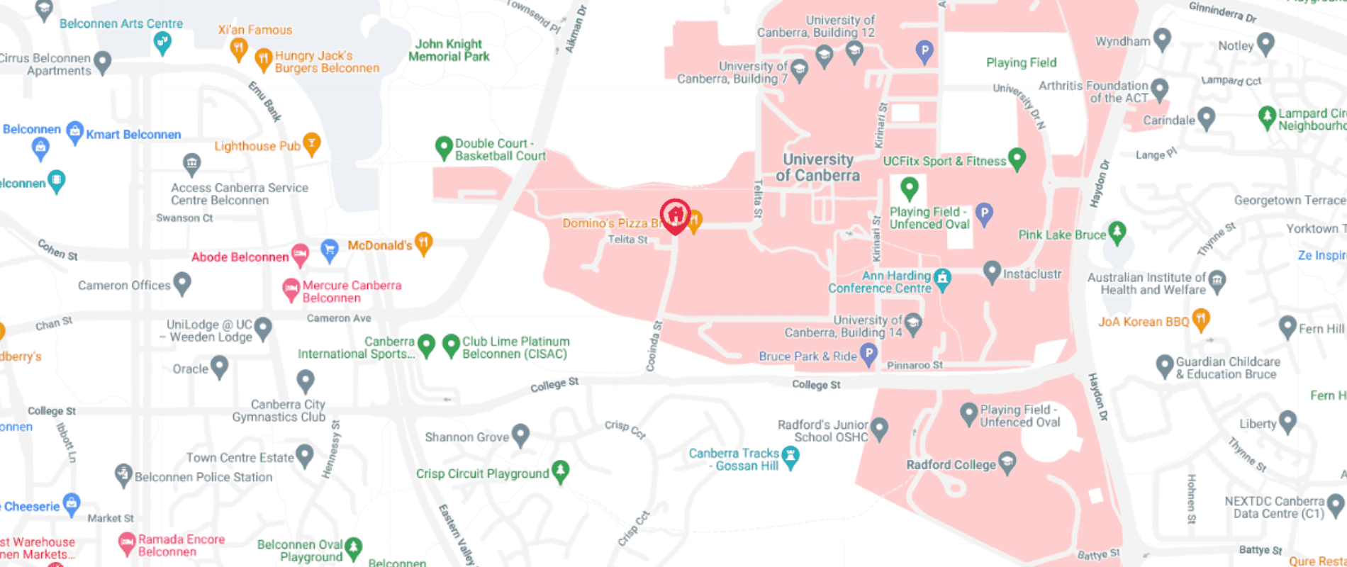 UniLodge @ UC - Gurubun Map