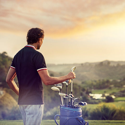 A man at the golf course - Marbella Club