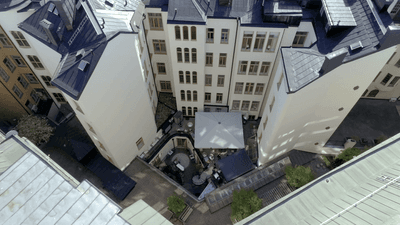 Birdseye view of the hotel at The Sparrow Hotel