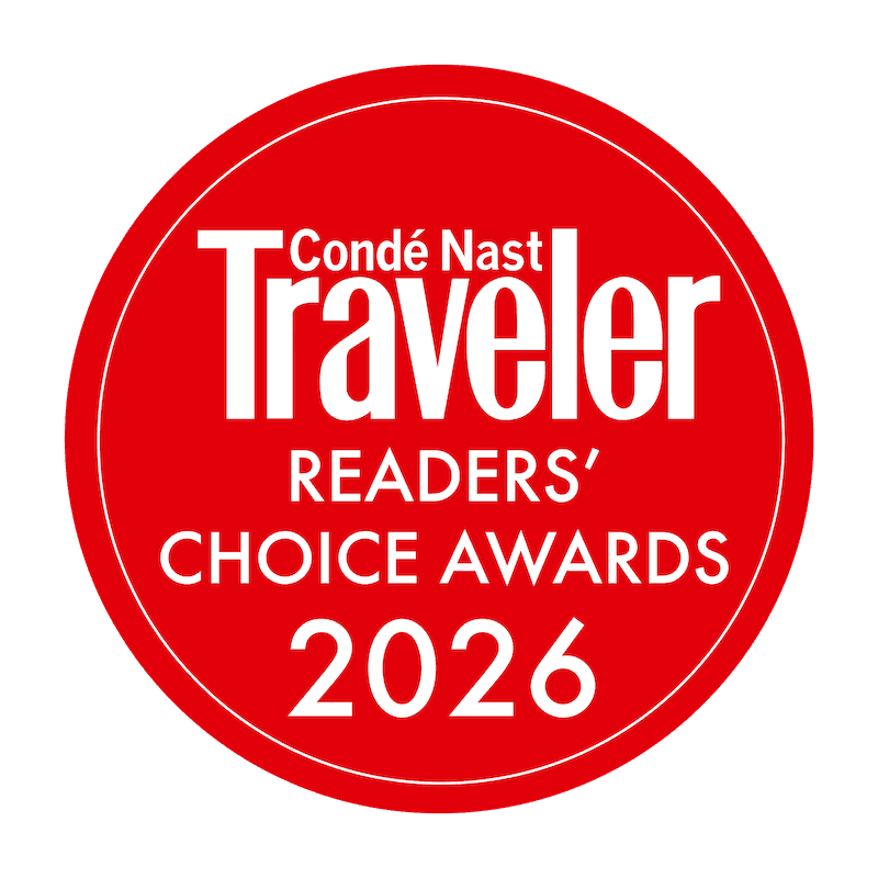 Logo of Condé Nast Traveler 2018 used at Stein Eriksen Lodge