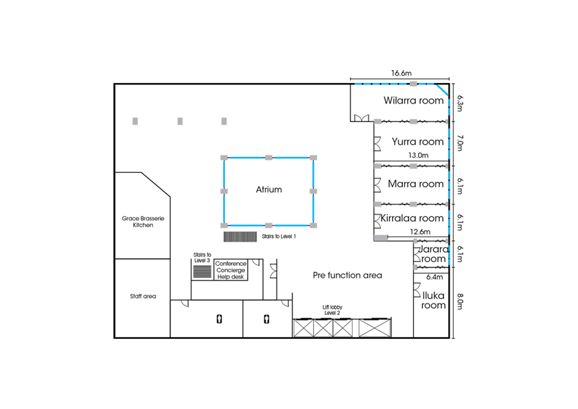 Floor plan used at The Grace Sydney