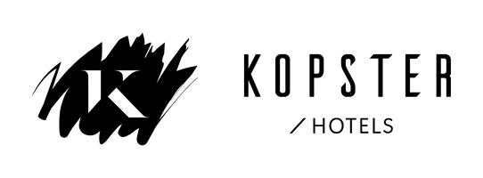 Official dark logo of Kopster Hotels