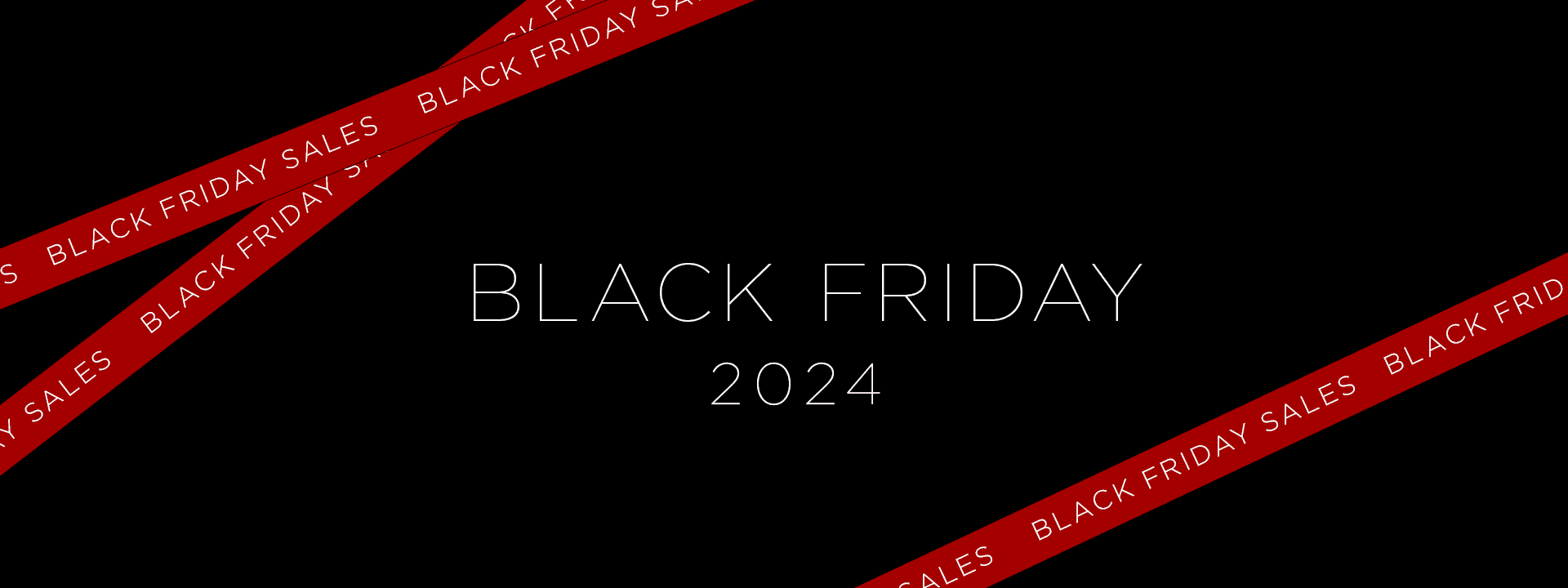 Black Friday 2024 banner used at Warwick Hotels and Resorts