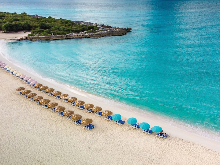 Aerial view of Muttel Beach near Morgan Resort Spa Village