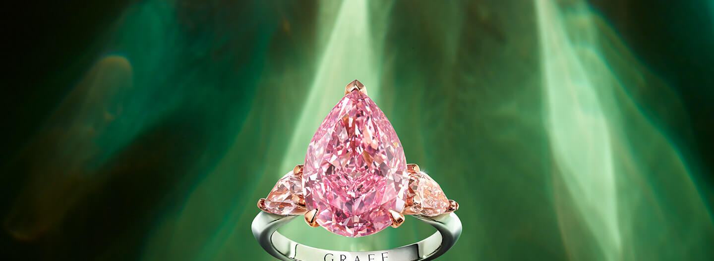 Pink diamond ring from an outlet at Crown Metropol Melbourne