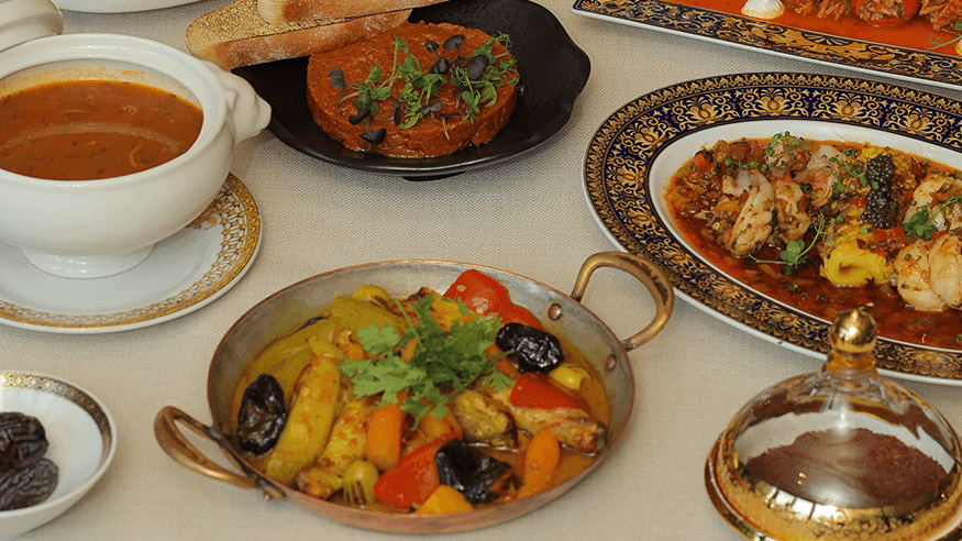 Exclusive Moroccon Pop-up Menu