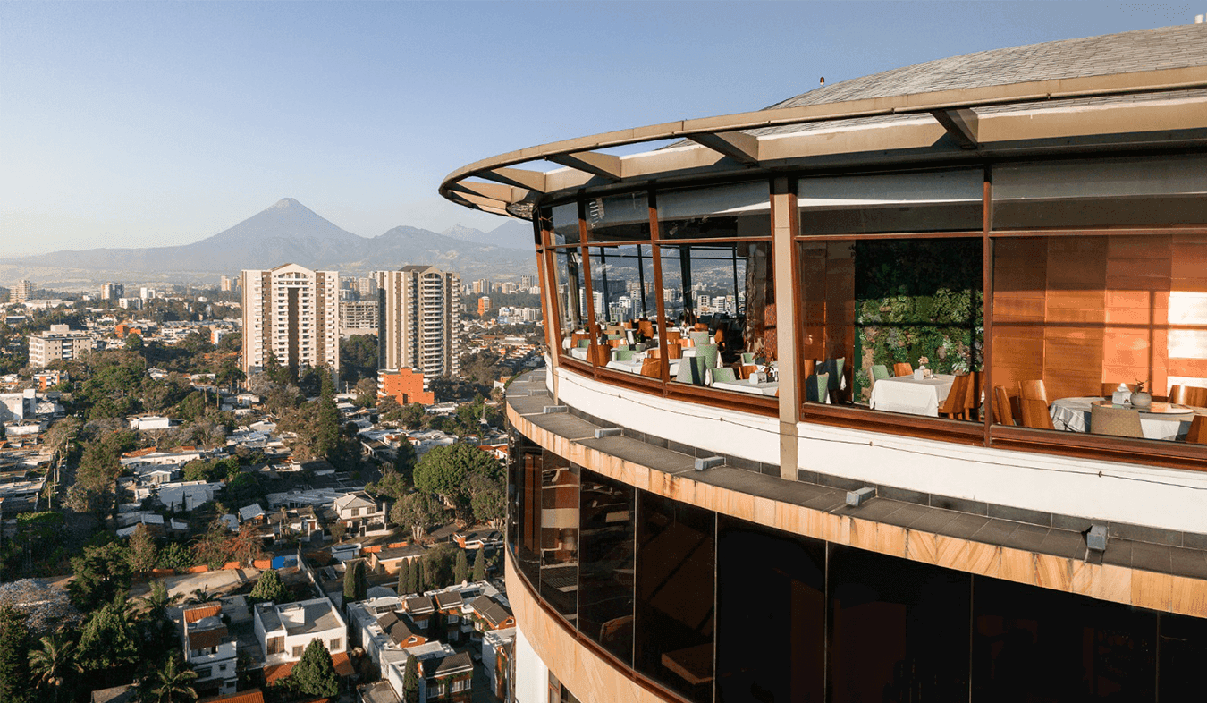 Restaurante Giratorio Cuidad de Guatemala Hotel Vista Quince