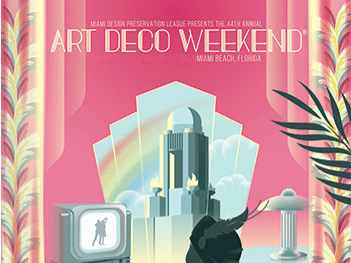 Art Deco  weekend 2021 poster
