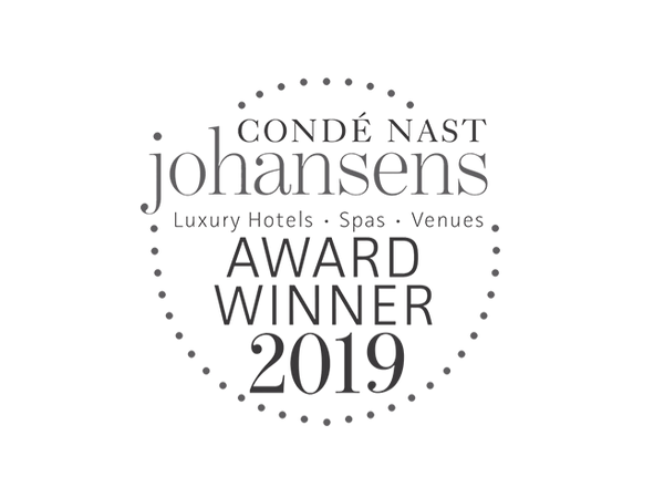 Conde Nast Johansens Award Winner Logo at Plymouth Hotel