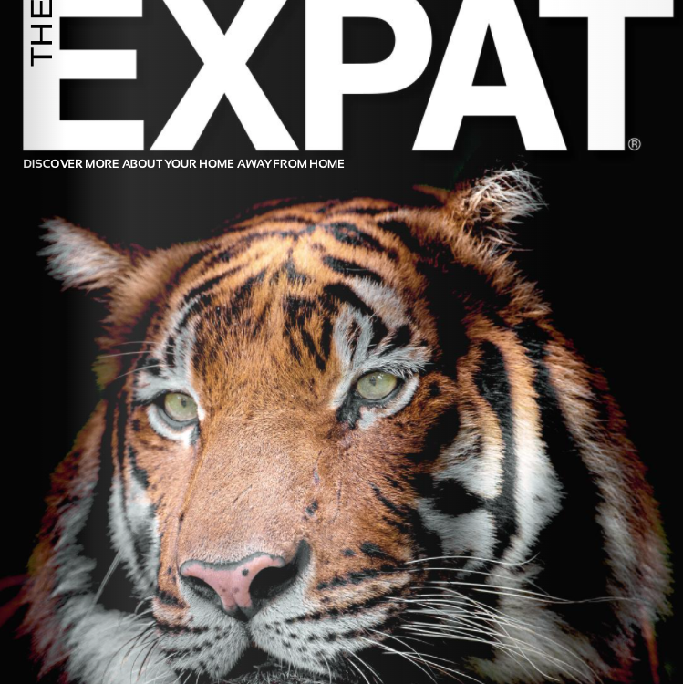 A poster of Tiger at The Expat Magazine in Lexis MY