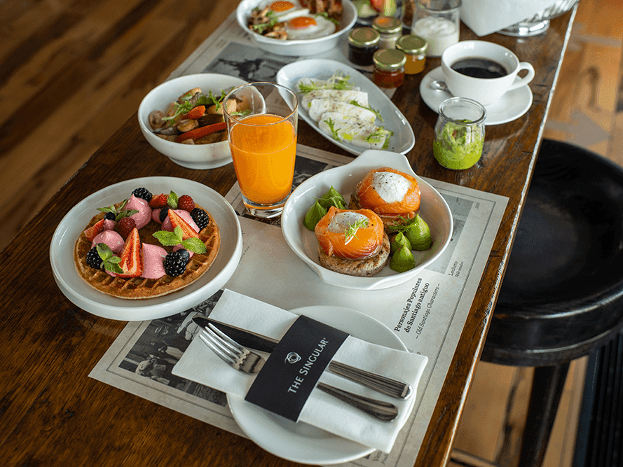 Desayuno en Hotel Lastarria