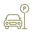 Vector illustration of One Parking Spot Per Room at Ogunquit Hotel and Suites