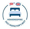 Inspectors Best Housekeeping award logo at The Townsend Hotel