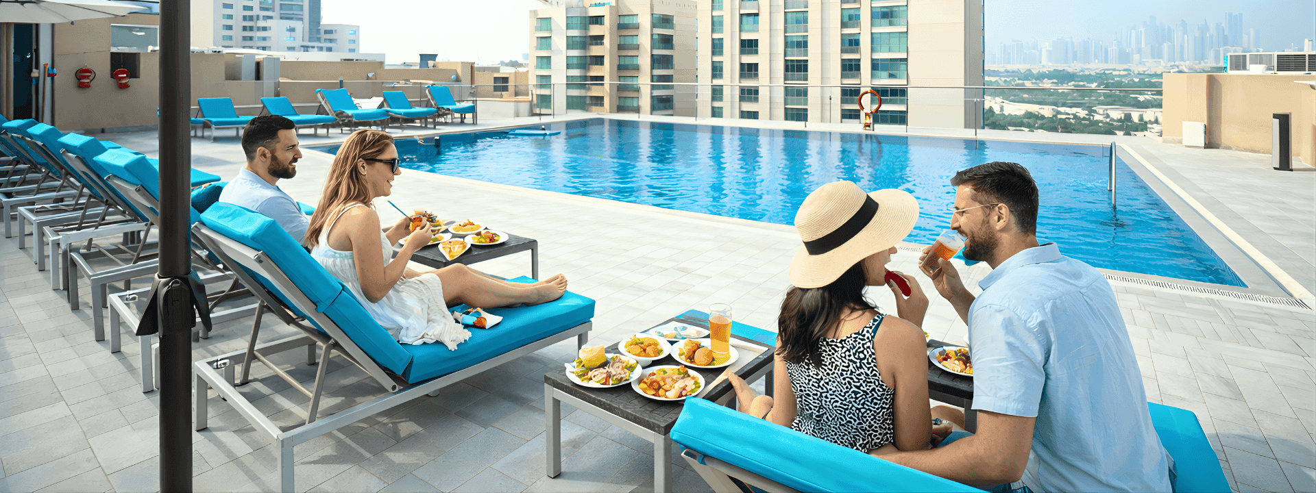 Waves Pool Lounge at Asma Hotel